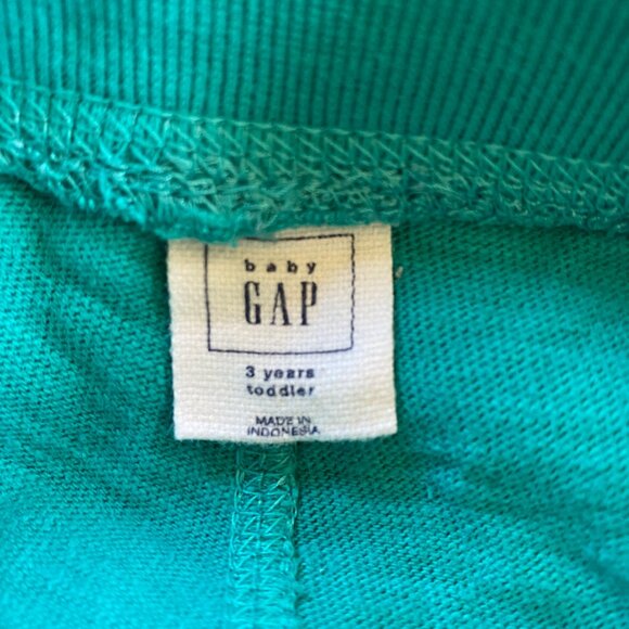 Gap Boy's Teal Cotton Pull-On Tropical Surfer Beach Shorts Size 3 Years - Picture 8 of 9